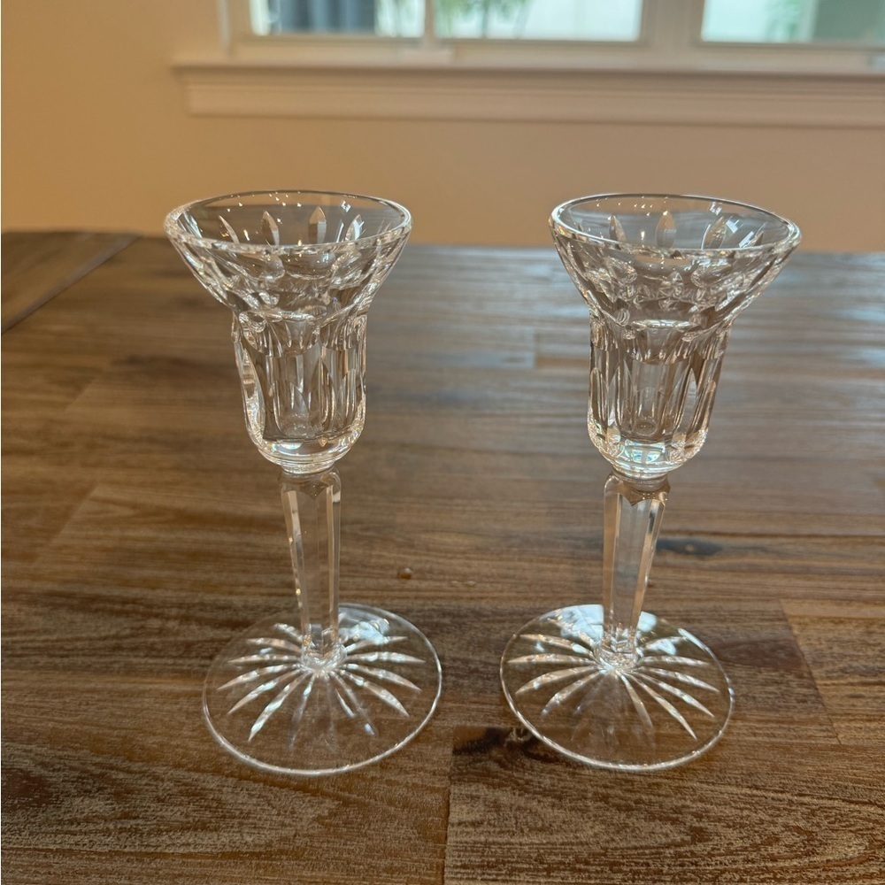 Vintage Waterford, 6 inch candlesticks.